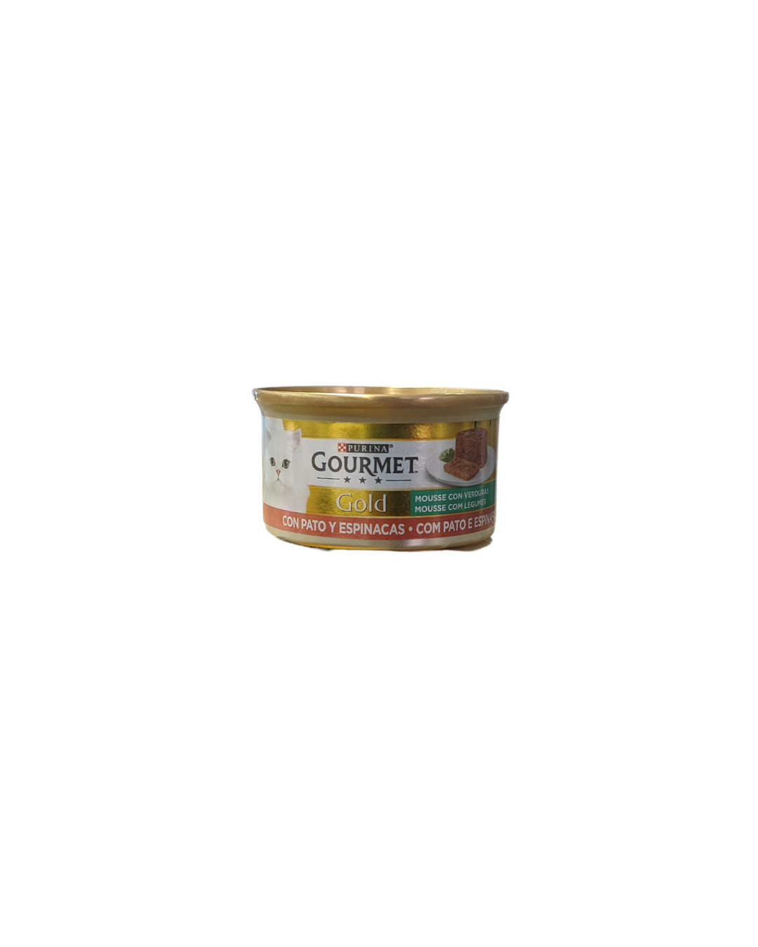 Purina Gourmet Gold Mousse Pato y Espinacas 85g