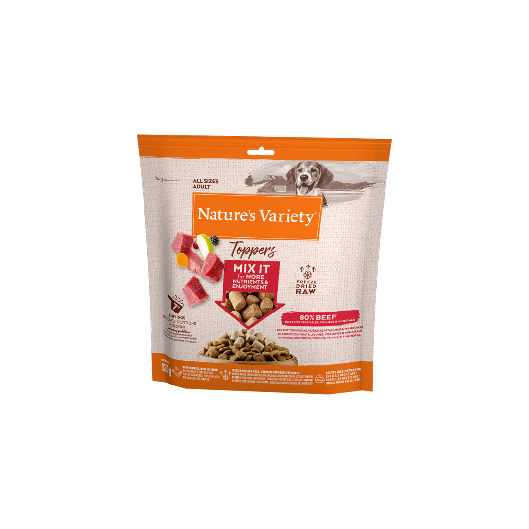 Nature's Variety Toppers de Buey