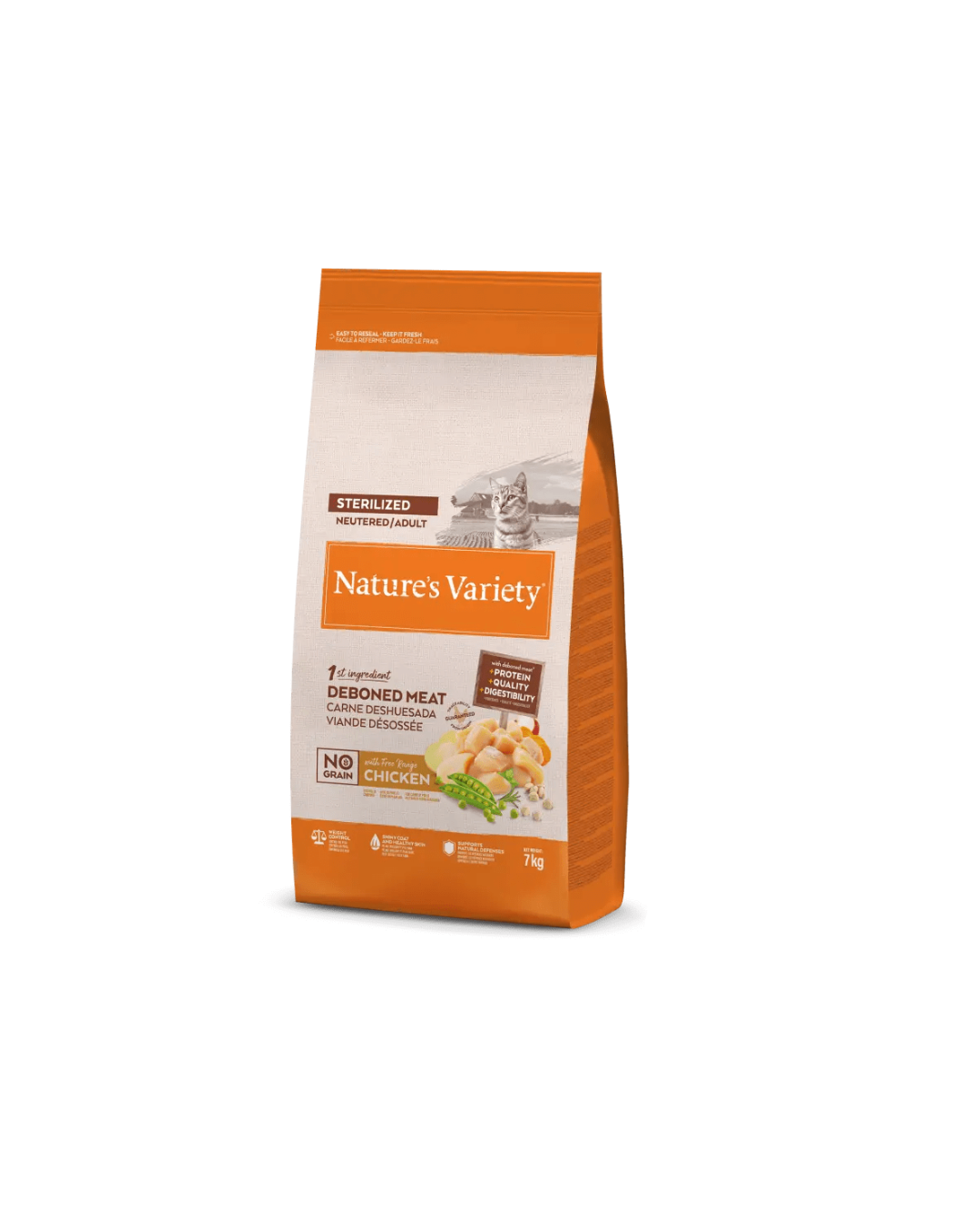 Nature's Variety No Grain Gato Esterilizado de Pollo 7kg