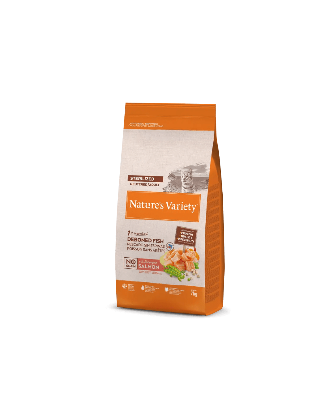 Nature's Variety Gato Esterilizado Salmon 7kg
