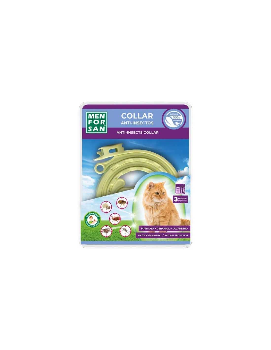 MenForSan Collar Repelente Insectos para Gato